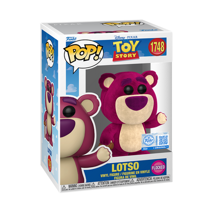 Funko Pop! Lotso 1748 - Toy Story [Flocked, Exclusive] Vinyl Figure