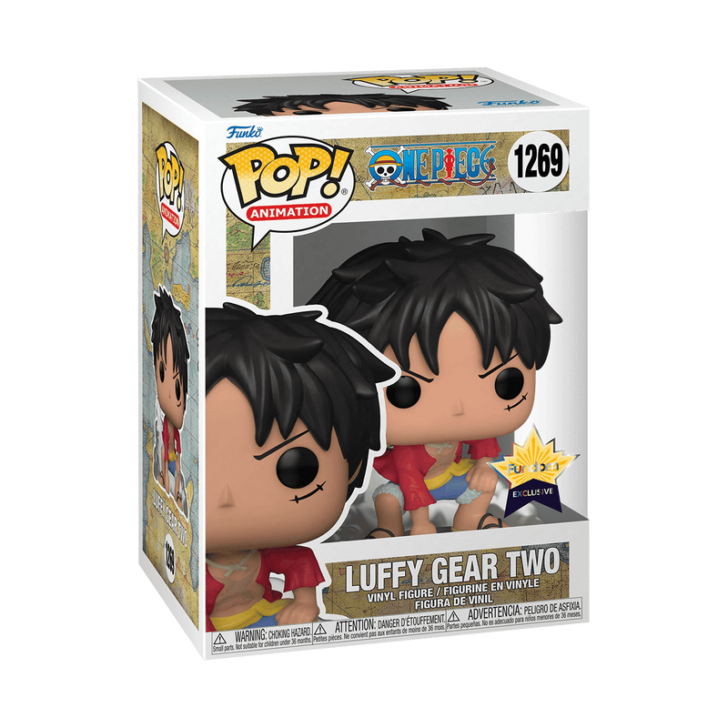 Funko Pop! Animation - Luffy Gear Two 1269- One Piece [Fundom] Vinyl Figure