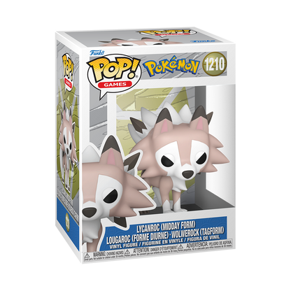 Funko Pop! Games - Lycanroc (Midday Form) 1210 - Pokemon Vinyl Figure