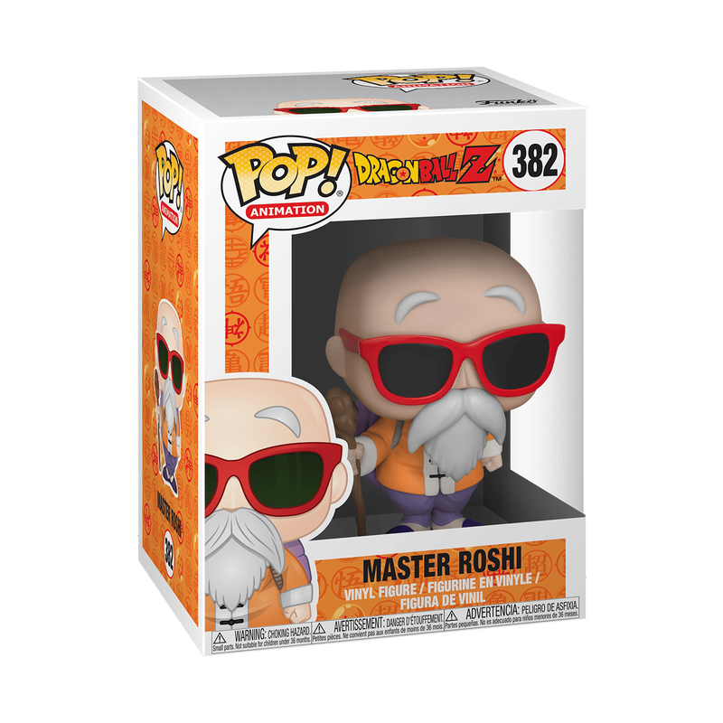 Funko Pop! Animation - Master Roshi With Staff #382 Dragon Ball Z Vinyl Figure