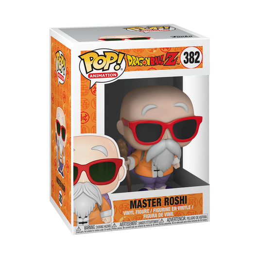 Funko Pop! Animation - Master Roshi With Staff #382 Dragon Ball Z Vinyl Figure
