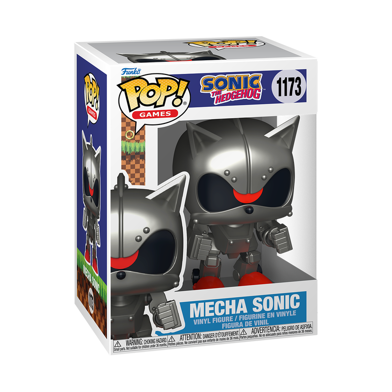 Funko Pop! Games - Mecha Sonic 1173 - Sonic The Hedgehog Vinyl Figure
