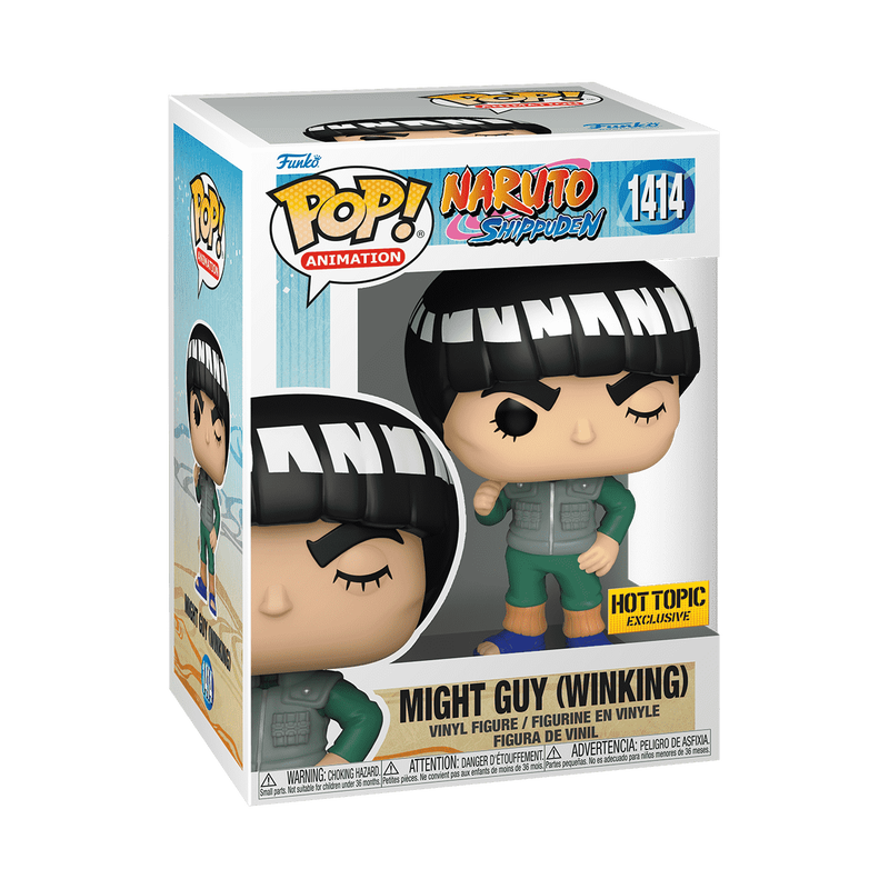 Funko Pop! Animation - Might Guy 1414 - Naruto Shippuden Vinyl [Hot Topic] Vinyl Figure