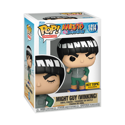 Funko Pop! Animation - Might Guy 1414 - Naruto Shippuden Vinyl [Hot Topic] Vinyl Figure