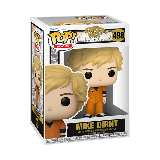 Funko Pop! Rocks - Mike Dirnt 498 - Green Day Basket Case Vinyl Figure