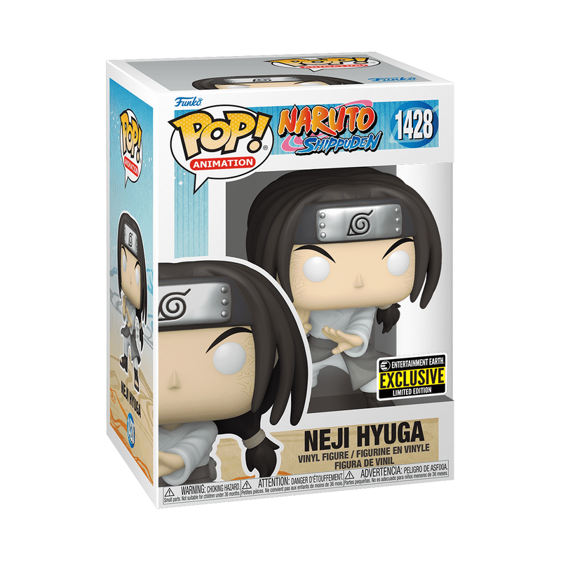 Funko Pop! Animation - Neji Hyuga 1428 - Naruto Shippuden [Entertainment Earth] Vinyl Figure