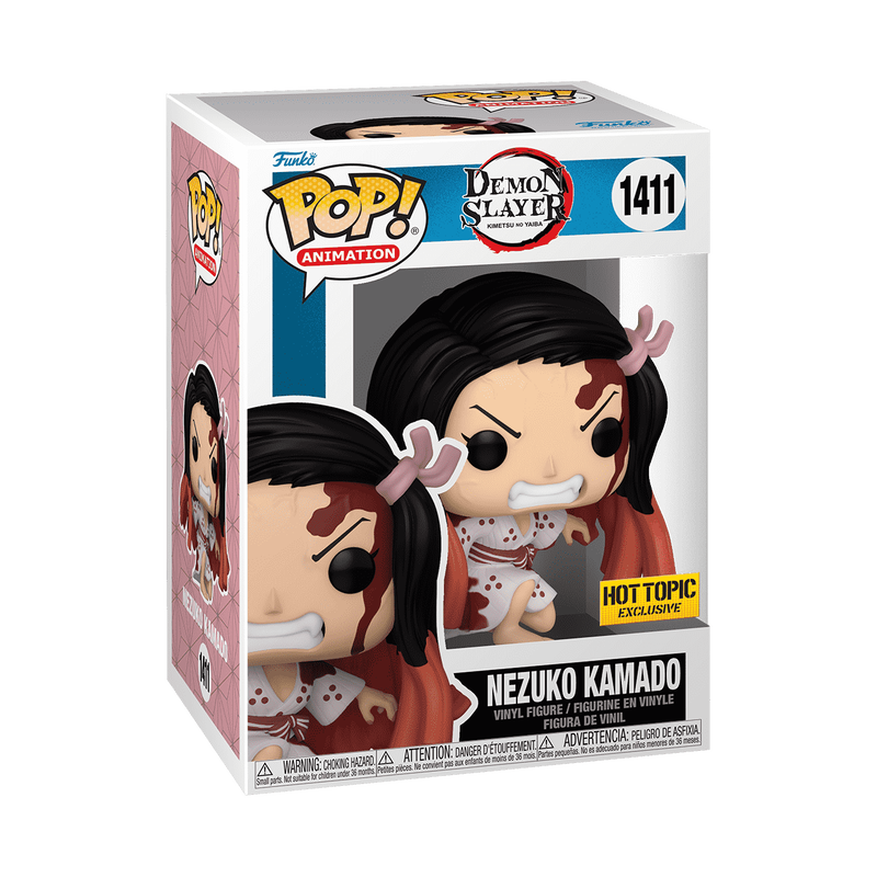 Funko Pop! Animation - Nezuko Kamado 1411 - Demon Slayer [Hot Topic] Vinyl Figure