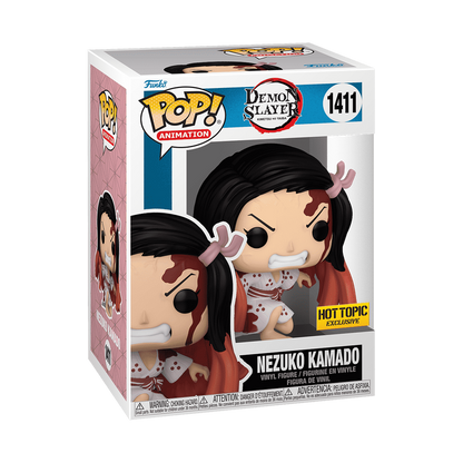 Funko Pop! Animation - Nezuko Kamado 1411 - Demon Slayer [Hot Topic] Vinyl Figure
