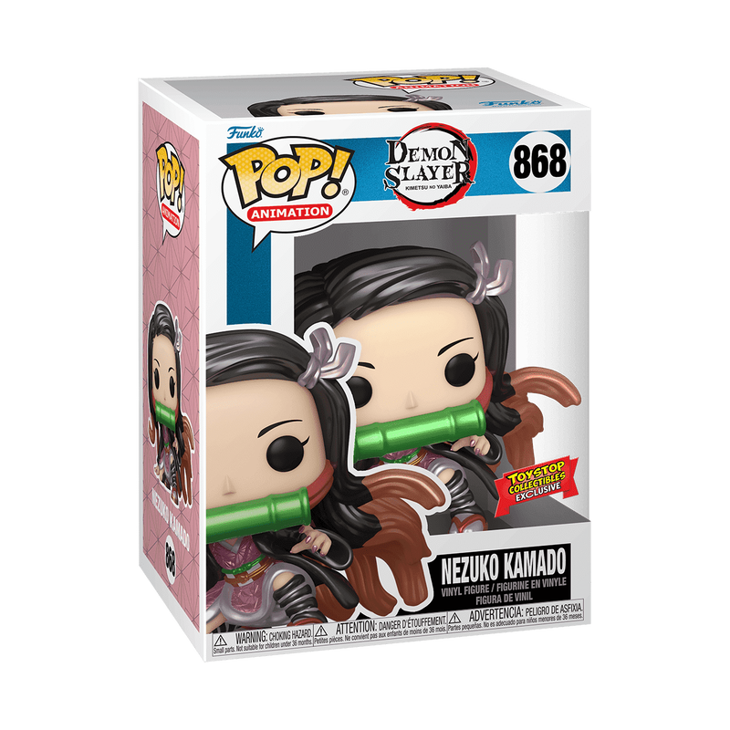 Funko Pop! Animation - Nezuko Kamado 868 - Demon Slayer [L.A. Comic Con] Vinyl Figure
