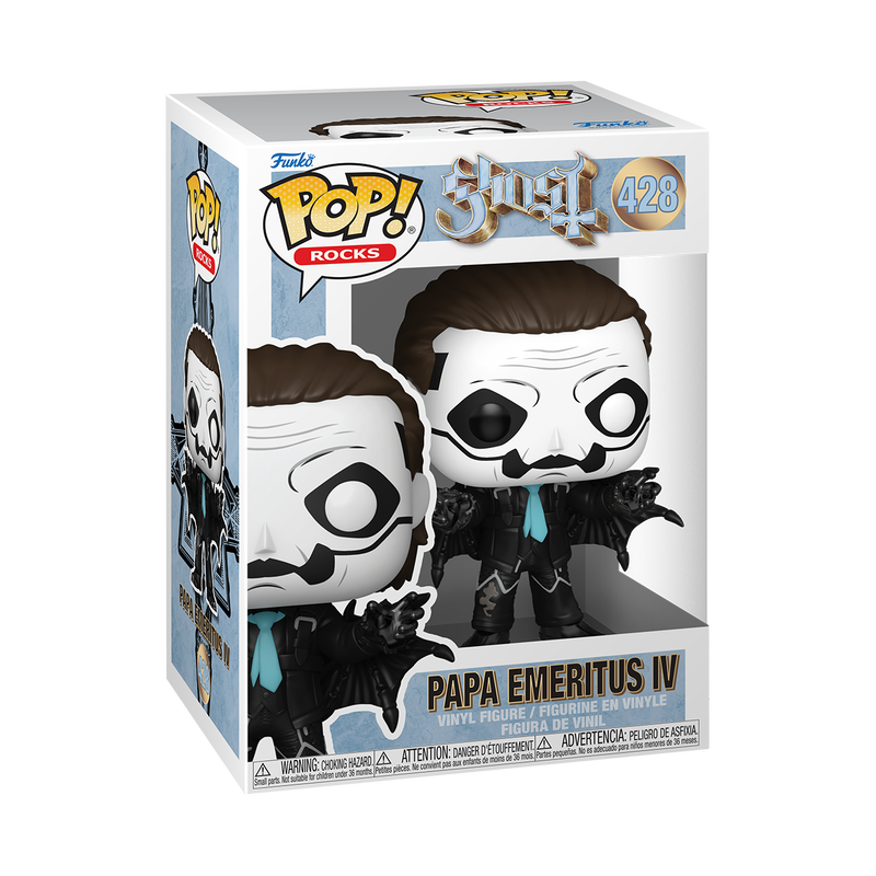 Funko Pop! Rocks - Papa Emeritus IV 428 - Ghost Vinyl Figure