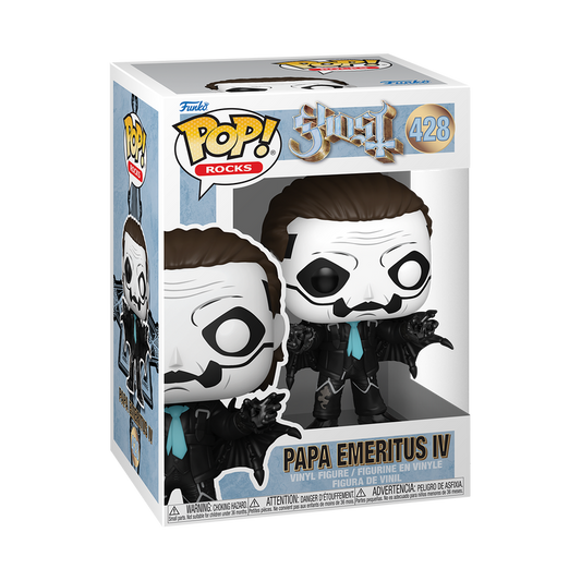 Funko Pop! Rocks - Papa Emeritus IV 428 - Ghost Vinyl Figure