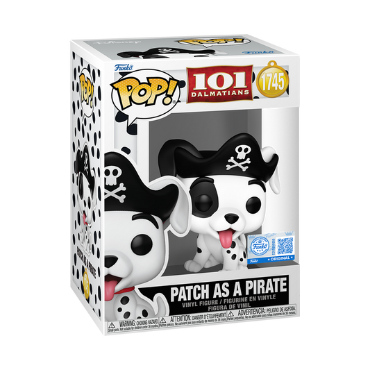 Funko Pop! Patch As Pirate #1745 101 Dalmatians Vinyl Figure - Specialty