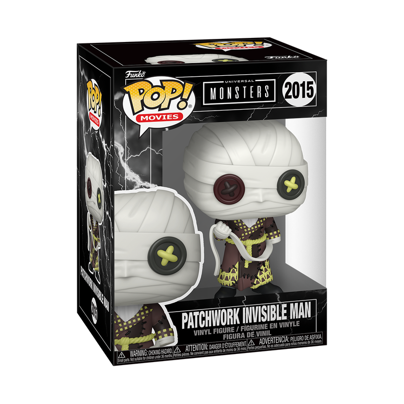 Funko Pop! Movies - Patchwork Invisible Man 2015 - Universal Monsters Vinyl Figure