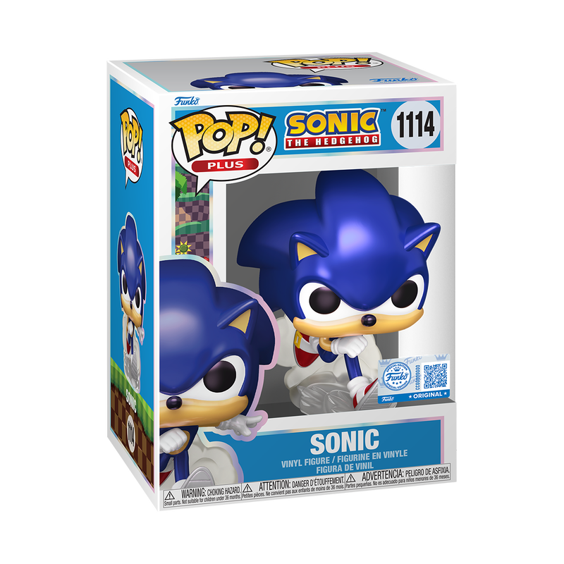 Funko Pop! Plus - Sonic 1114 - Sonic The Hedgehog [Entertainment Earth] Vinyl Figure