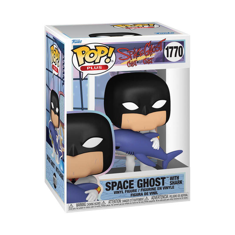 Funko Pop! Plus - Space Ghost with Shark 1770 - Space Ghost: Coast to Coast Vinyl Figure