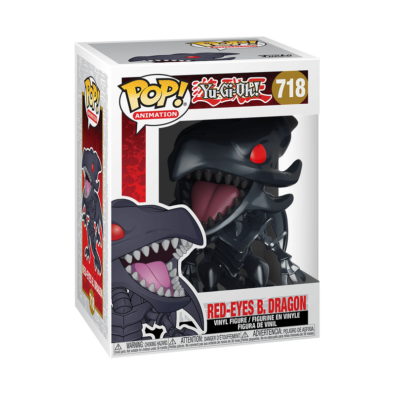 Funko Pop! Animation - Red-Eyes B. Dragon 718 - Yu-Gi-Oh! Vinyl Figure