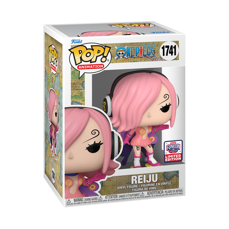 Funko Pop! Animation - Reiju 1741 - One Piece [Funkon London Pre-Release] Vinyl Figure