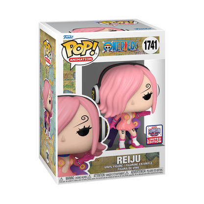 Funko Pop! Animation - Reiju 1741 - One Piece [Funkon London Pre-Release] Vinyl Figure