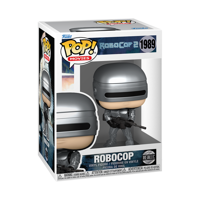 Funko Pop! Movies - RoboCop 2 Metallic Vinyl Figure #1989