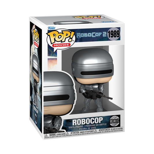 Funko Pop! Movies - RoboCop 2 Metallic Vinyl Figure #1989