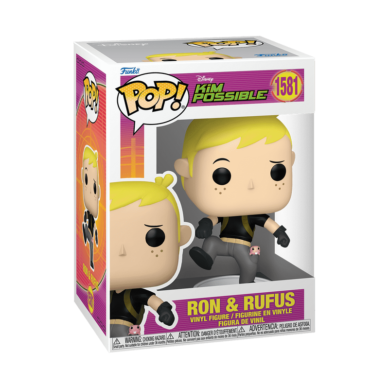 Funko Pop! Disney - Ron & Rufus 1581 - Kim Possible Vinyl Figure
