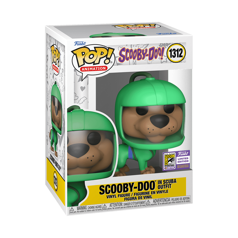 Funko Pop! Animation - Scooby-Doo 1312 - Scooby-Doo [SDCC 2023] Vinyl Figure