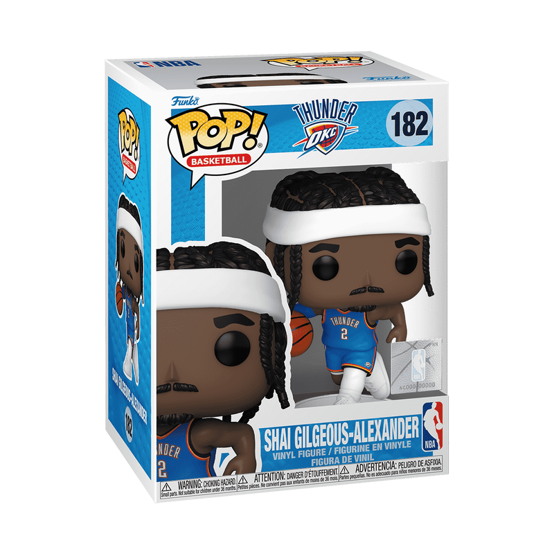 Funko Pop! Basketball - Shai Gilgeous-Alexander 182 - Oklahoma City Thunder Vinyl Figure
