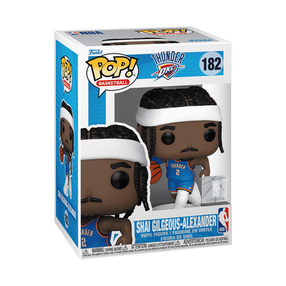 Funko Pop! Basketball - Shai Gilgeous-Alexander 182 - Oklahoma City Thunder Vinyl Figure