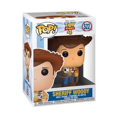 Funko Pop! Disney - Sheriff Woody 522 - Toy Story 4 Vinyl Figure