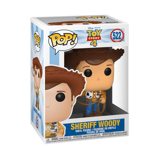 Funko Pop! Disney - Sheriff Woody 522 - Toy Story 4 Vinyl Figure