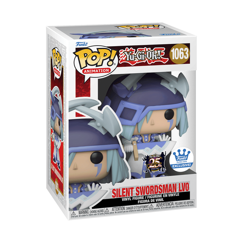 Funko Pop! Animation - Silent Swordsman LVO 1063 - Yu-Gi-Oh! [25th Anniversary, Exclusive] Vinyl Figure