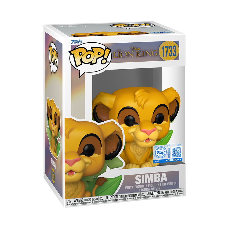 Funko Pop! Simba #1733 The Lion King Vinyl Figure - Specialty