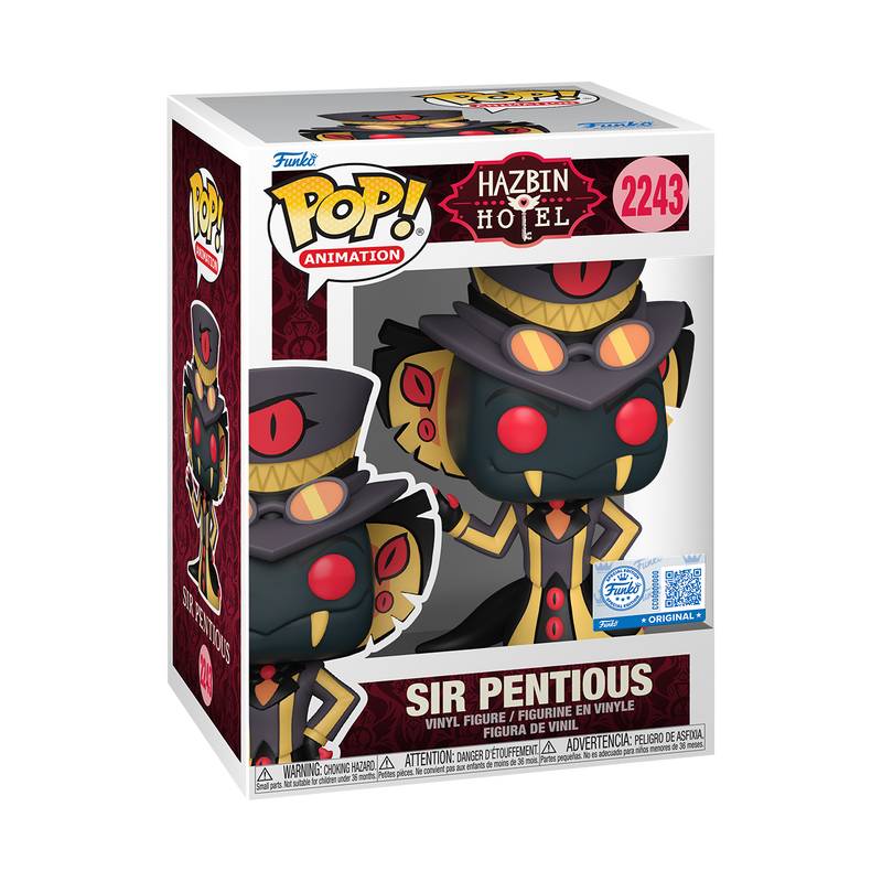 Funko Pop! Sir Pentious #2243 Hazbin Hotel Exclusive Vinyl Figure