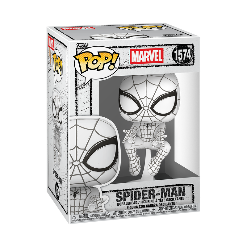 Funko Pop! Spider-Man Sketched #1574 Marvel Vinyl Figure