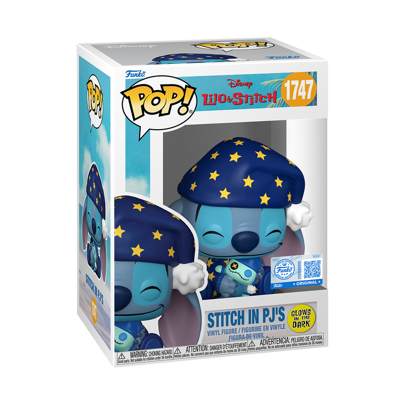 Funko Pop! Disney - Stitch in PJ's 1747 - Lilo & Stitch Vinyl Figure