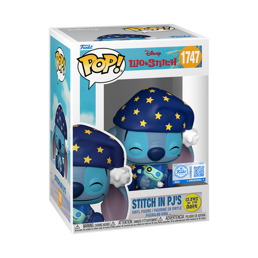 Funko Pop! Disney - Stitch in PJ's 1747 - Lilo & Stitch Vinyl Figure