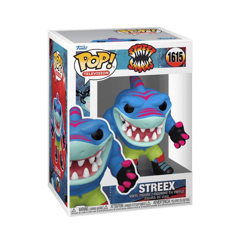 Funko Pop! Television -  Streex 1615 - Street Sharks Vinyl Figure
