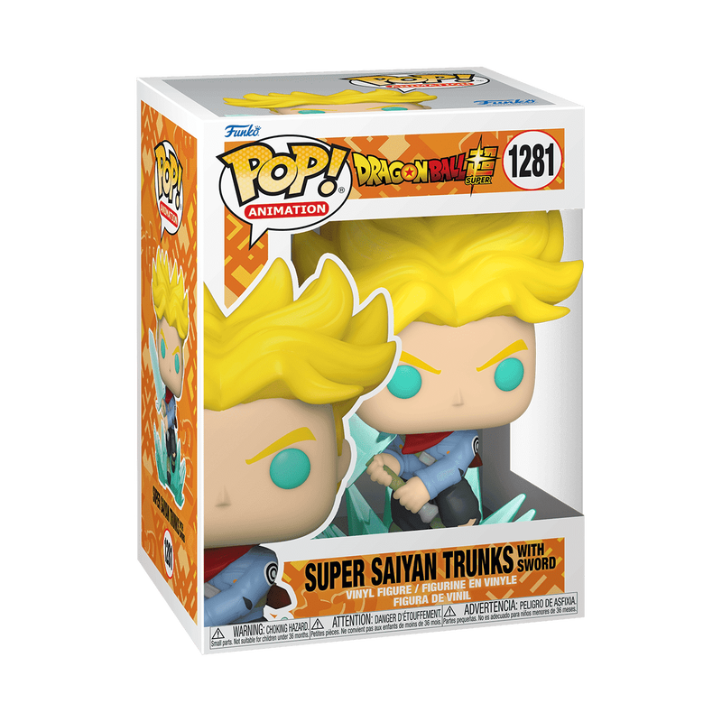 Funko Pop! Animation - Super Saiyan Trunks with Sword 1281 - Dragon Ball Z Vinyl Figure