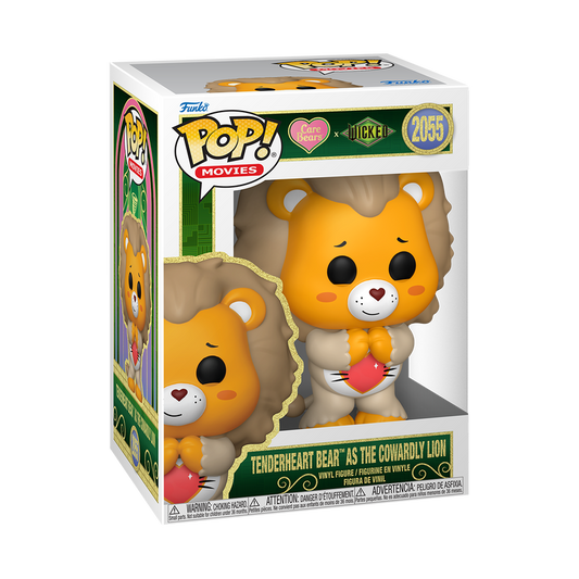 Funko Pop! Movies - Tenderheart Bear as The Cowardly Lion 2055 - Care Bears x Wicked Vinyl Figure