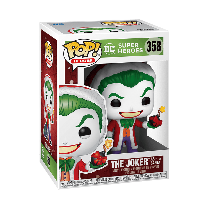 Funko Pop! Heroes - The Joker as Santa 358 - DC Super Heroes Vinyl Figure