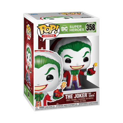 Funko Pop! Heroes - The Joker as Santa 358 - DC Super Heroes Vinyl Figure
