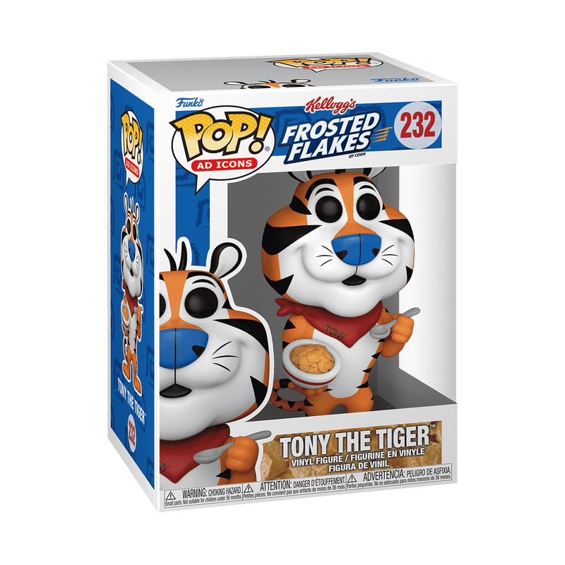 Funko Pop! Ad Icons - Tony The Tiger 232- Kelloggs Frosted Flakes Vinyl Figure