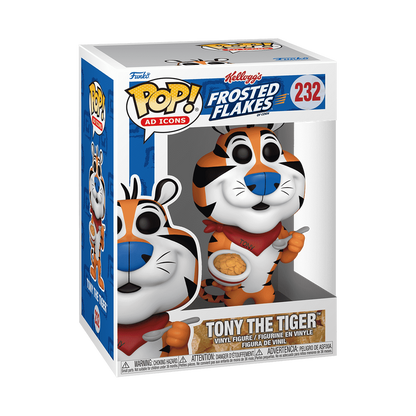 Funko Pop! Ad Icons - Tony The Tiger 232- Kelloggs Frosted Flakes Vinyl Figure