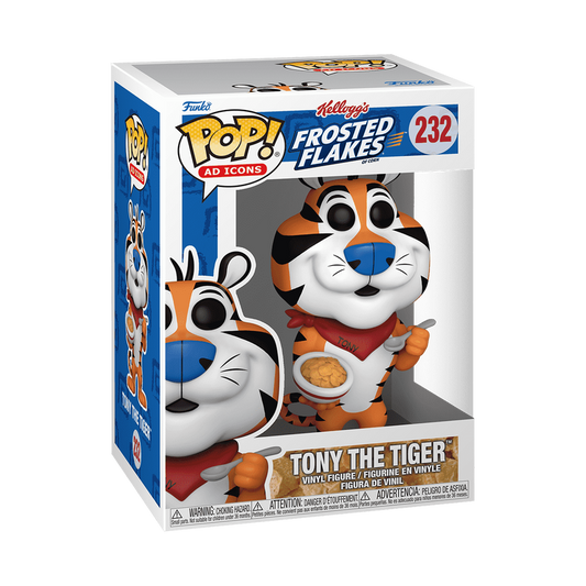 Funko Pop! Ad Icons - Tony The Tiger 232- Kelloggs Frosted Flakes Vinyl Figure