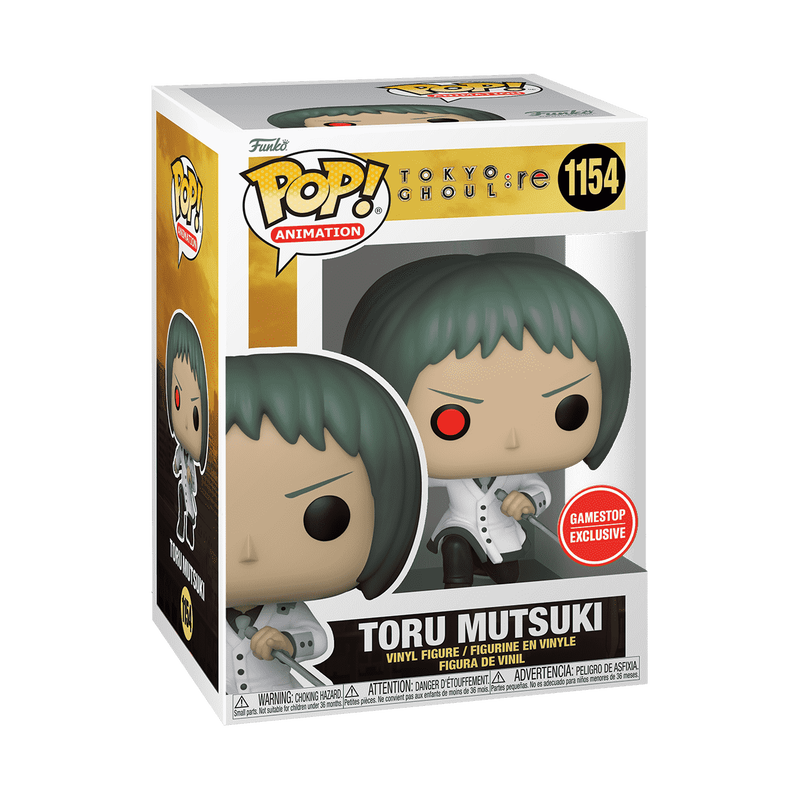 Funko Pop! Animation - Toru Mutsuki 1154 - Tokyo Ghoul: re [Gamestop] Vinyl Figure