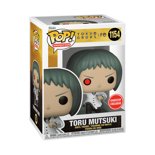 Funko Pop! Animation - Toru Mutsuki 1154 - Tokyo Ghoul: re [Gamestop] Vinyl Figure