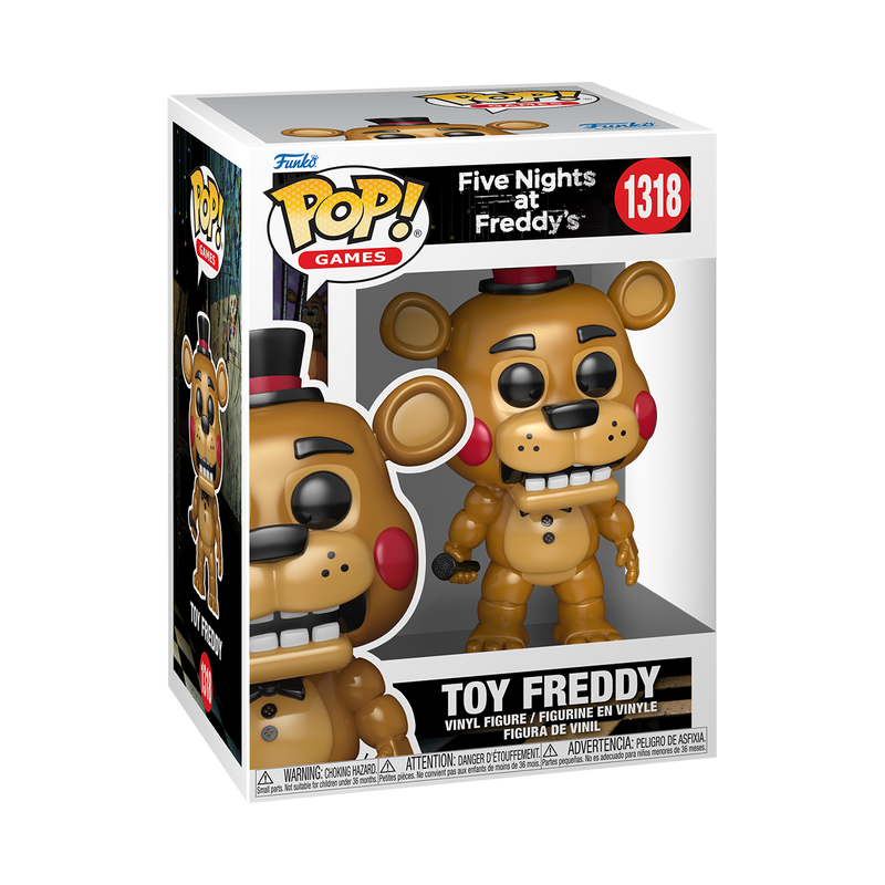 Funko Pop! Games - Toy Freddy 1318 - Five Nights at Freddy's Vinyl Figure
