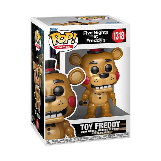 Funko Pop! Games - Toy Freddy 1318 - Five Nights at Freddy's Vinyl Figure