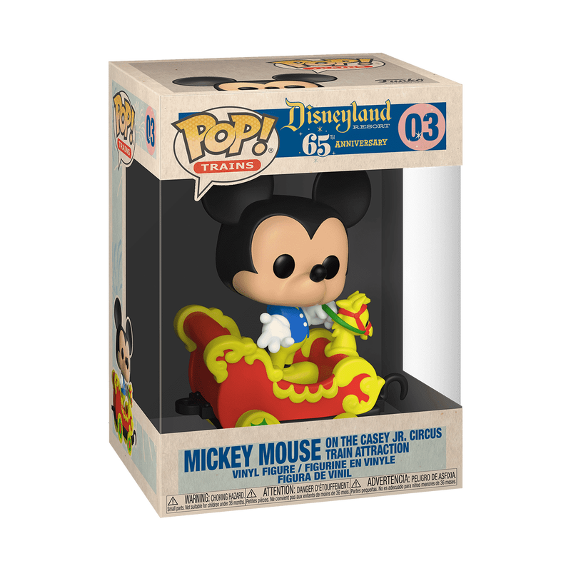Funko Pop! Trains - Mickey Mouse on the Casey Jr. Circus Train Attraction 03 - Disneyland 65th Vinyl Figure