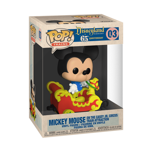 Funko Pop! Trains - Mickey Mouse on the Casey Jr. Circus Train Attraction 03 - Disneyland 65th Vinyl Figure